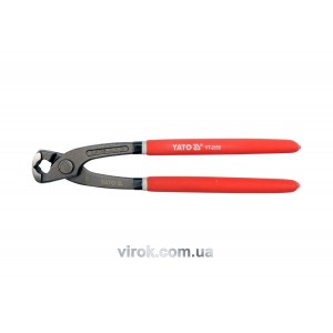 Кліщі штукатурні YATO : 9", L= 225 мм [6/60]