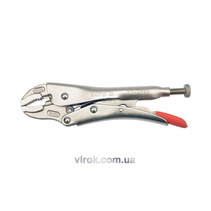 Кліщі затискні YATO : L= 180 мм. Cr-Mo [6/24]