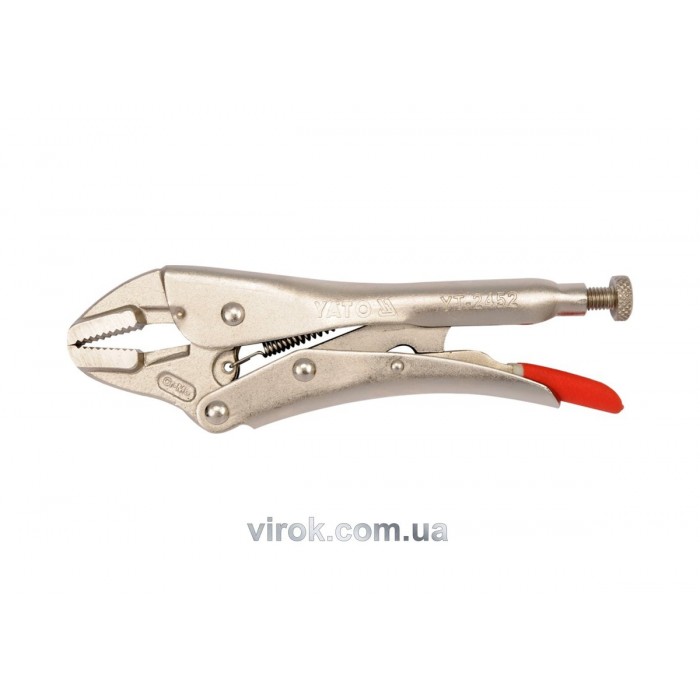 Кліщі затискні YATO : Cr-Mo, L= 180 мм [6/24]