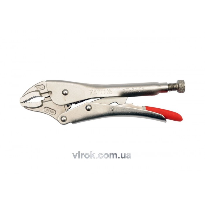 Кліщі затискні YATO : Cr-Mo, L= 250 мм [6/24]