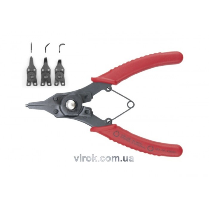 Знімач стопорних кілец комбінований YATO 160мм [20/60]