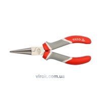 Круглогубці нікельовані YATO : L= 160 мм [6/60]