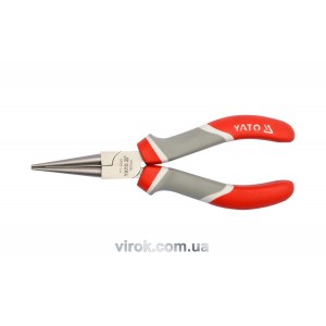 Круглогубці нікельовані YATO : L= 160 мм [6/60]