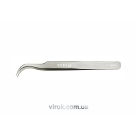 Пінцет вигнутий YATO : L= 115 мм [20/240]