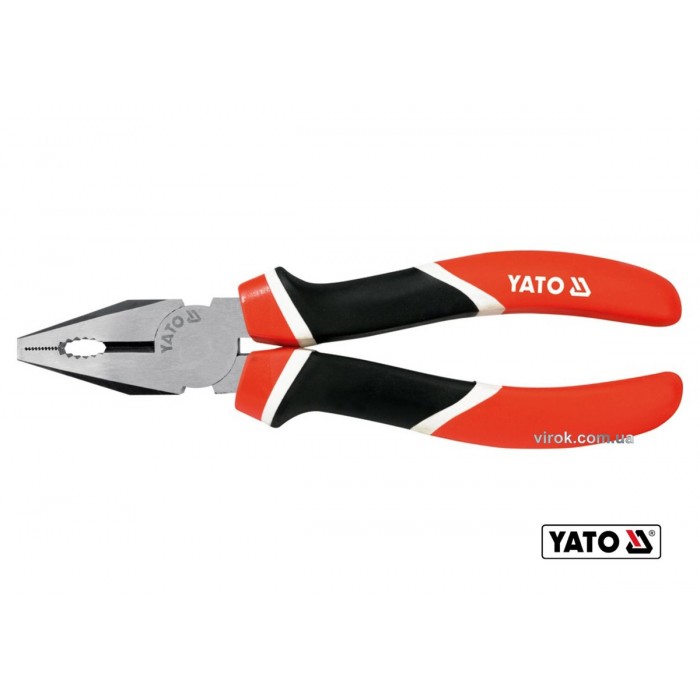 Плоскогубці комбіновані YATO : L= 160 мм. CrV [6/60]