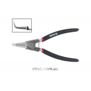 Знімач стопорних кілець YATO загн. (розжим) l=200мм [6/60]