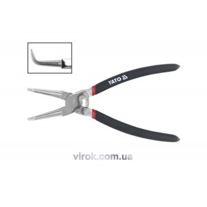 Знімач стопорних кілець YATO загн. (зжим) l=150мм [6/120]