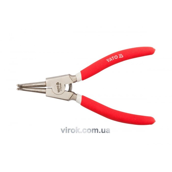 Знімач стопорних кілець YATO загн. (розжим) l=225мм [6/60]