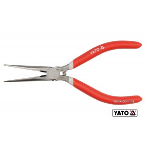 Тонкогубці прямі YATO : 6", L= 150 мм [6/120]