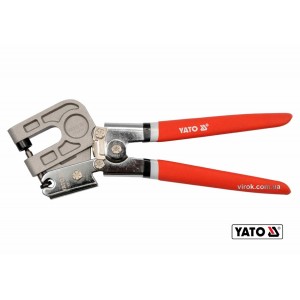 Кліщі для з'єднання металевих профілів t≤ 0.8 мм YATO : L=275 мм [6/24]