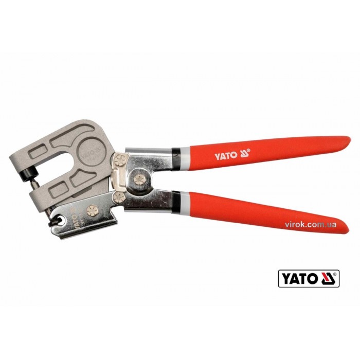 Кліщі для з'єднання металевих профілів t≤ 0.8 мм YATO : L=275 мм [6/24]