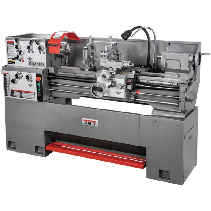 Токарно-гвинторізний станок JET GH-1440K DRO : 400V, 1000 мм між центрами