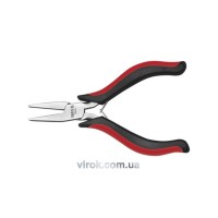 Щипці прямі плоскі YATO : L= 115 мм [6/120]