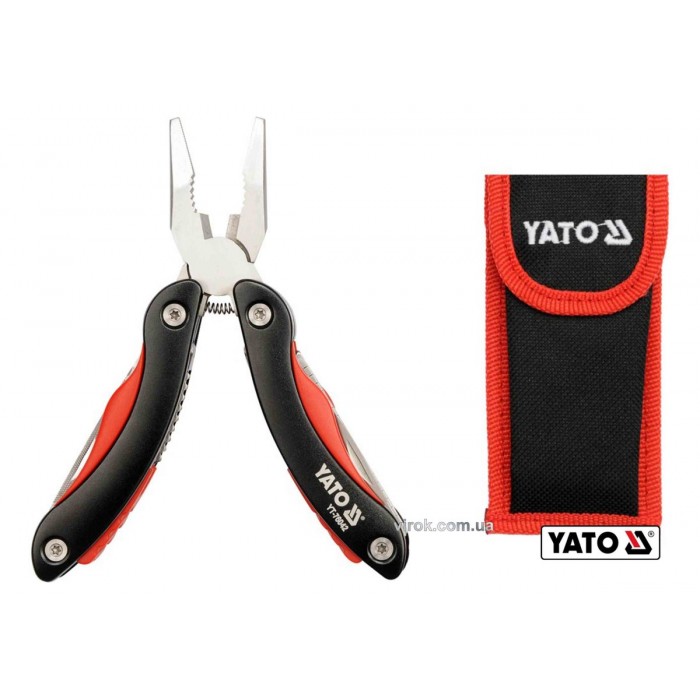 Мультитул (Багатофункційний інструмент) YATO зі складеними інструм-ми [12/48]