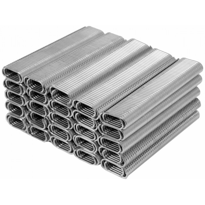 Скоби тип "С" сталеві оцинковані для кріплення сітки YATO 20х 2 мм в обоймах; 2500 шт. [20]