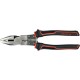 Плоскогубці комбіновані з функцією обробки провідників YATO l= 220 мм, ізольвані ручки [5/50]