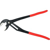 Кліщі переставні по трубах з блокув. кнопкою YATO: L= 415 мм, розвід губ- 95 мм  Cr-V [6/24]