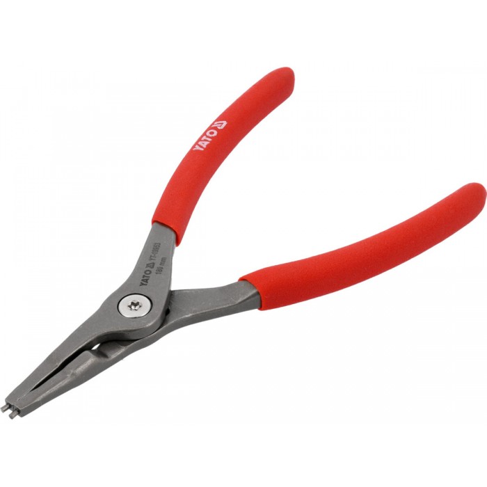 Щипці SEGERA для стопорних кілець YATO прямі розтискні, l= 180 мм, розвід- 19-60 мм [6/48]