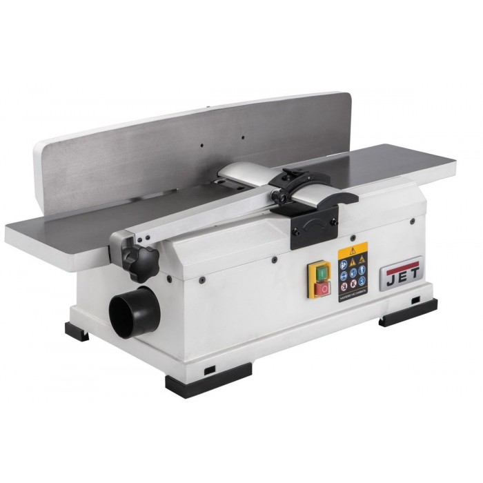 Фугувальний верстат JET JSJ-6 : 230В, 1,1(0,6) кВт. вал Ø=51мм 2 ножі 158х22х1,8 мм, брус 15 см -45°