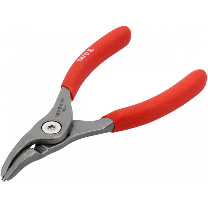 Щипці SEGERA для стопорних кілець YATO гнуті під 45° розтискні, l= 140 мм, розвід- 3-10 мм [6/48]