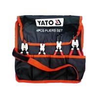 Набір щипців SEGERA для стопорних кілець YATO розтискні і стискні, l= 180 мм, 4 шт в кишені