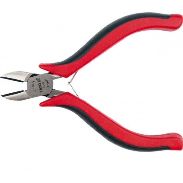 Кусачки діагональні міні YATO : L= 115 мм, Cr-V