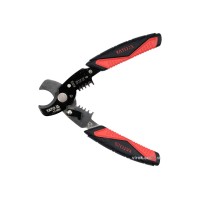 Ножиці для дроту YATO : Ø=10,5/3 мм, зі знімачем ізоляції Ø=1.6-3.2 мм, l=170 мм [6/24]