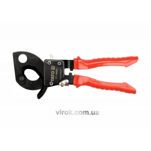 Ножиці для кабелю YATO секторні : S=240 мм²; l=300 мм [10]