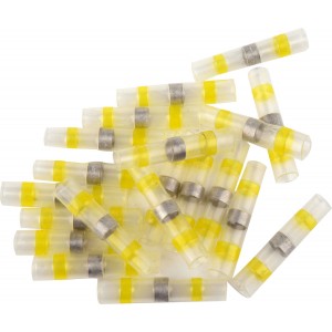 Кембрики термоусадні при t≤ 105°C з припоєм YATO : для провідників 4-6 мм², 20 шт [5/300]