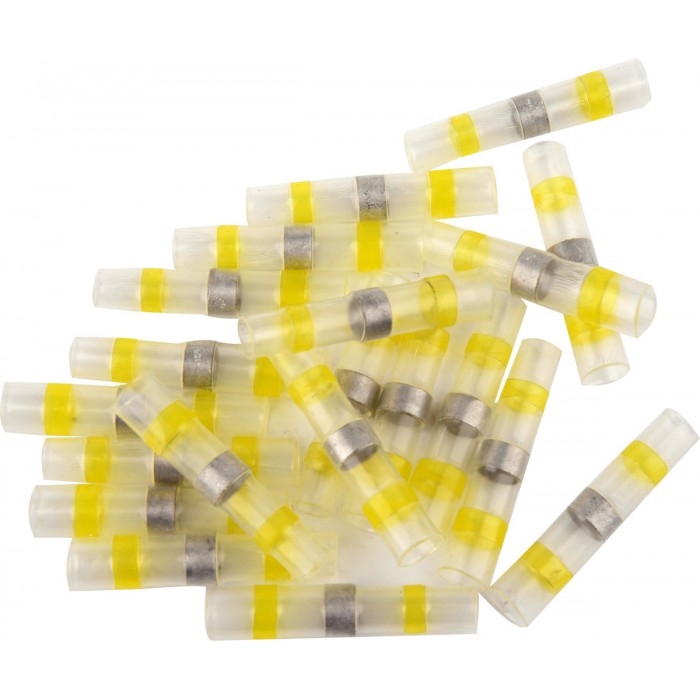 Кембрики термоусадні при t≤ 105°C з припоєм YATO : для провідників 4-6 мм², 20 шт [5/300]