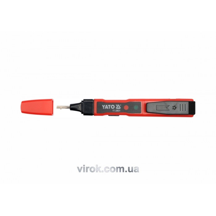Індикатор напруги YATO контрольний мережевий U= 70- 1000 V, l= 145 мм [6/120]