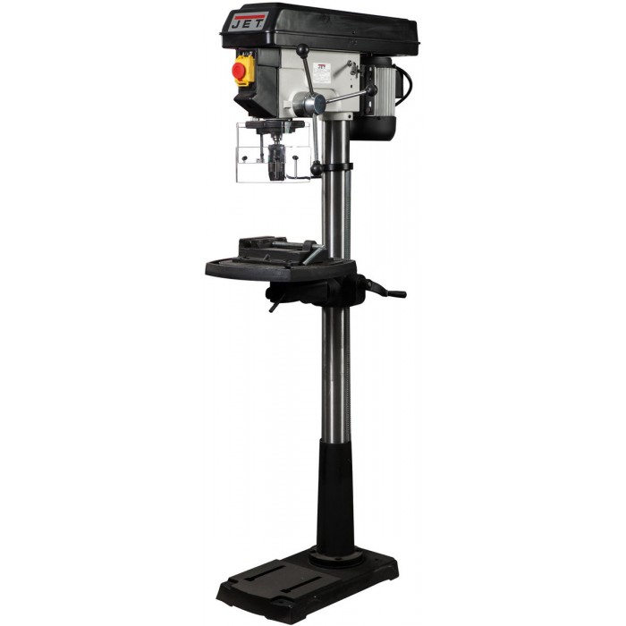 Свердлильний верстат JET JDP-17F : 400В, 1(0.55)кВт. МК-3 Ø≤25 мм. 12 шв. 160 - 3330об.