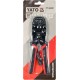 Кліщі для обтискання і зачистки кaбелів YATO : RJ45, RJ10, RJ11, L= 205 мм [10]