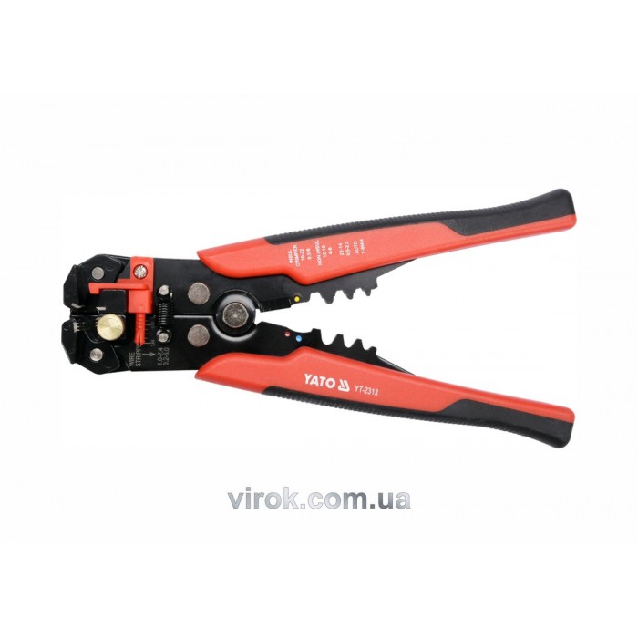Кліщі для обтискання і зачистки проводів YATO, L=205 мм [5/30]