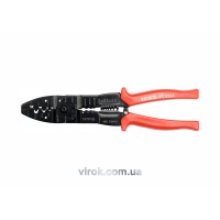 Кліщі для обтискання і зачистки проводів YATO, L=250 мм [12/48]