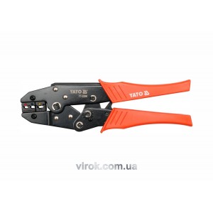 Кліщі для обтискання і зачистки проводів YATO, L=230 мм. 22-10 (AWG), 0.5-6 мм2 [5/30]