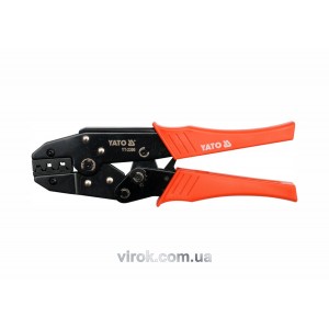 Кліщі для обтискання і зачистки проводів YATO, L=230 мм [5/30]