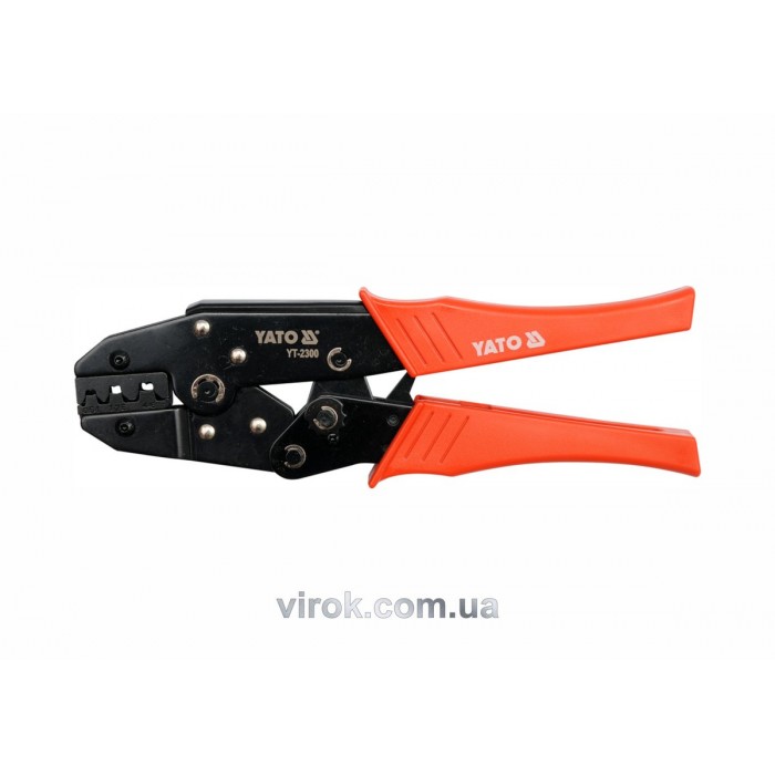 Кліщі для обтискання і зачистки проводів YATO, L=230 мм [5/30]
