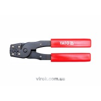 Кліщі для обтискання і зачистки проводів YATO, L= 180 мм [12/72]
