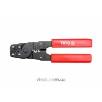 Кліщі для обтискання і зачистки проводів YATO, L=180 мм [12/72]