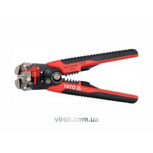 Кліщі для обтискання і зачистки проводів YATO, L=210 мм [10/60]