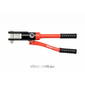 Кліщі ручні гідравлічні YATO для обтискання проводів S= 10-120 мм², l= 415 мм, [4]