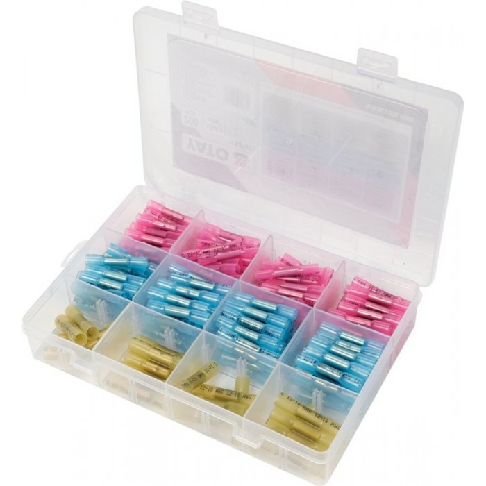 Кембрики термоусадні YATO обтискні 0,5- 6,0 мм², t≤ 105°C. 200 шт [60]