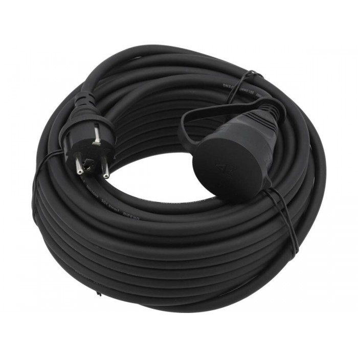 Кабель-подовжувач для будівель робіт мережевий 230 В YATO, l= 20 м. струм- 16 А, 3-жильний S=1,5 мм²