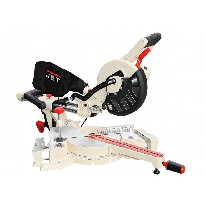 Пила торцьовальна з протяжкою JET JSMS-8L 230 В, 1,5 кВт. диск Ø=216/30 мм, нах.-45° глиб- 62/30