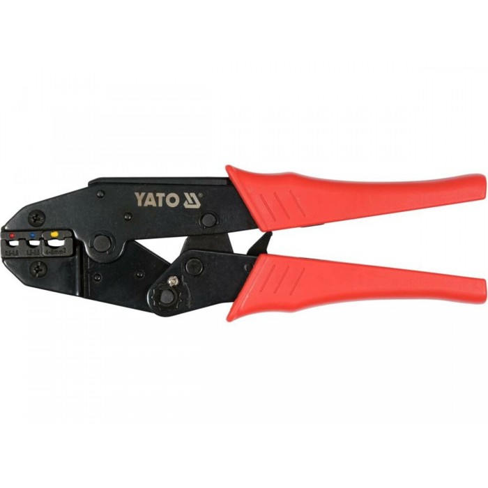 Набір електричних роз'ємів з ізоляцією і клем YATO: 500 шт, 50 пластик. хомутів і затискач в футлярі