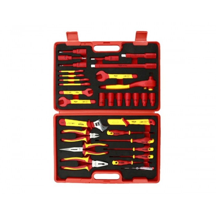 Набір інструментів діелектричних YATO з ізоляцією до 1000 В, 32 один.