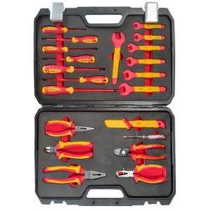 Набір інструментів діелектричних YATO з ізоляцією до 1000 В, 21 один.