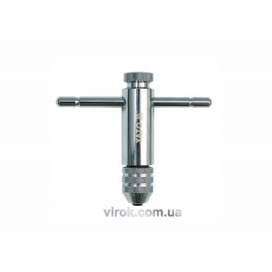 Вороток для мітчиків з тріщаткою YATO : M3-M10, L= 85 мм [20/80]