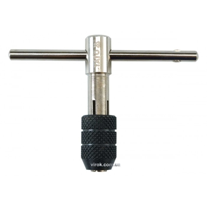 Вороток для мітчиків Т-подібний YATO : M3-M8, L= 70 мм [20/80]